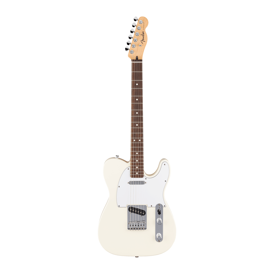Fender Standard Telecaster — Olympic White, Indian Laurel — əsas görünüş