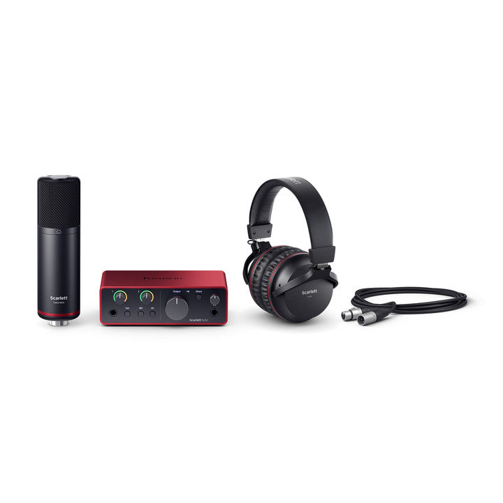 Focusrite Scarlett Solo Studio 4th Gen Audio Interface - Royal | Musiqi Alətləri mağazası