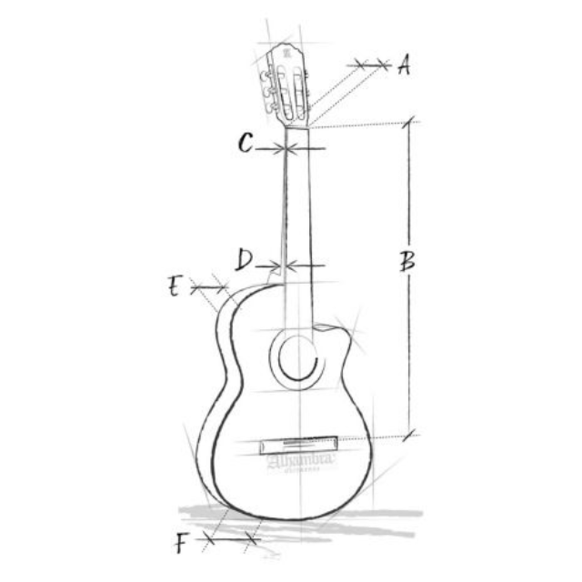 Alhambra Z-Nature CT EZ Nazik Korpus Elektro-Klassik Gitara