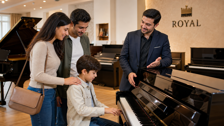 Azərbaycanda Piano Haradan Alınmalıdır? Royal.az Niyə Ən Etibarlı Ünvandır? - Royal.az blog üçün özgün mağaza və müştəri şəkli