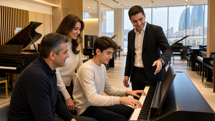 Azərbaycanda Piano Haradan Alınmalıdır? Düzgün Ünvan Royal.az Musiqi Alətləri Mağazasıdır - Royal.az blog üçün özgün mağaza və müştəri şəkli