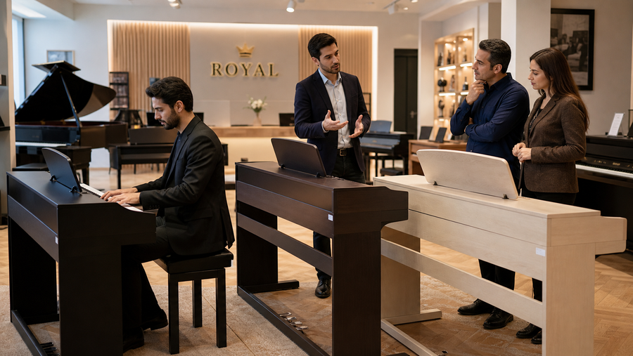 Kawai, Roland və Medeli: Elektron Piano Dünyasının Ən Güclü Seçimləri - Royal.az blog üçün özgün mağaza və müştəri şəkli