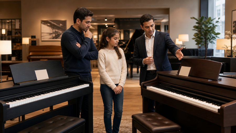 Piano Qiymətləri və Doğru Dəyər: Niyə Piano Sadəcə Ucuz Qiymətə Görə Seçilməməlidir? - Royal.az blog üçün özgün mağaza və müştəri şəkli