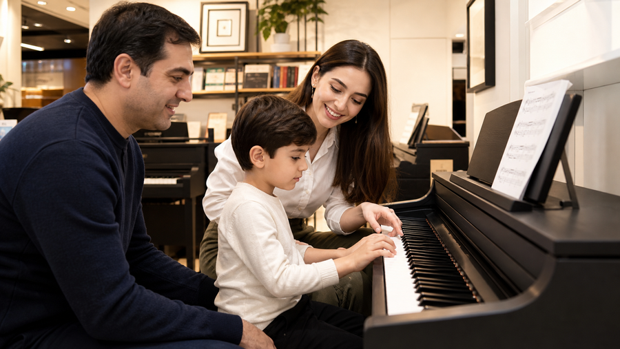 Yeni Başlayanlar üçün Piano Seçimi: Uşaq, Tələbə və Ev Məşqi üçün Hansı Model? - Royal.az blog üçün özgün mağaza və müştəri şəkli