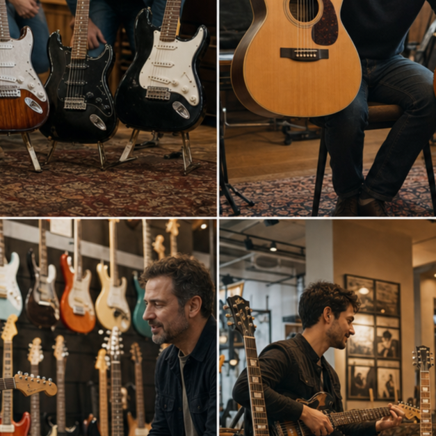 Gitara Qiymətləri 2026: Klassik, Akustik, Elektro və Bas Gitara - Royal Musiqi Alətləri blog üçün özgün lifestyle şəkli