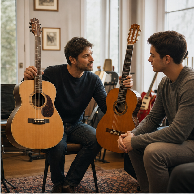 Akustik Gitara, yoxsa Klassik Gitara: Hansı Sizə Uyğundur? - Royal Musiqi Alətləri blog üçün özgün lifestyle şəkli