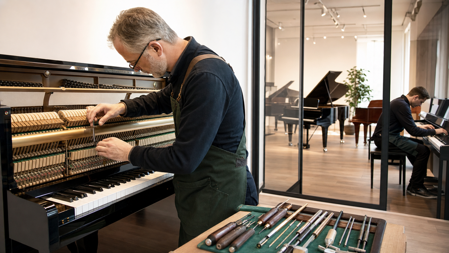 Royal piano rəsmi zəmanət və peşəkar servis xidməti