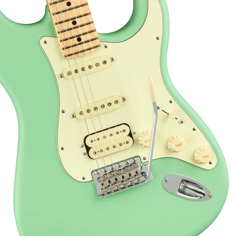 FENDER American Performer Strat HSS, Maple Fing, Satin Surf Green