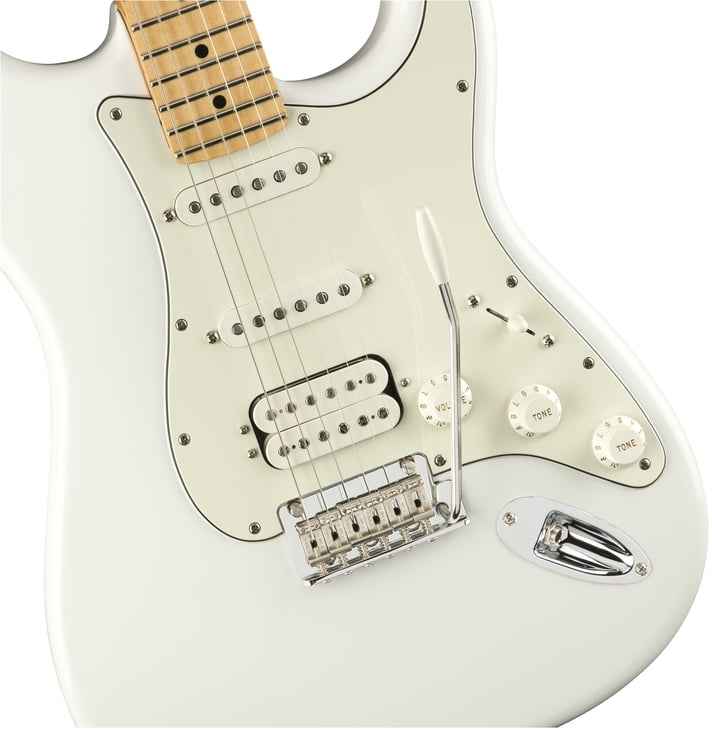 FENDER Player Stratocaster®  HSS, Maple Fing, Polar White