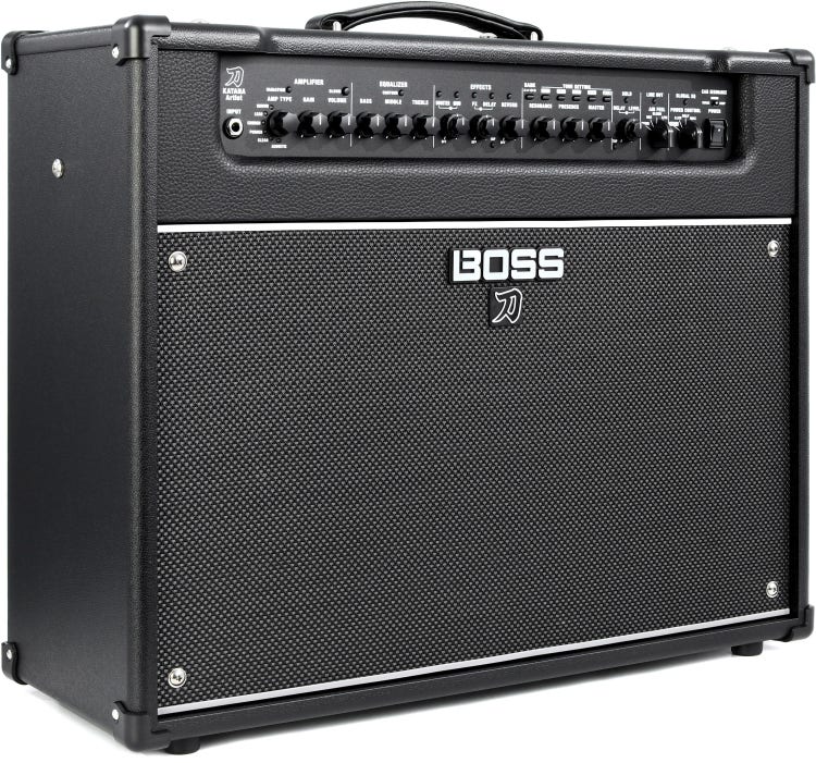 Boss Katana Artist Gen 3 100-watt 1 x 12-inch Combo Amplifier - Black - Royal | Musiqi Alətləri mağazası