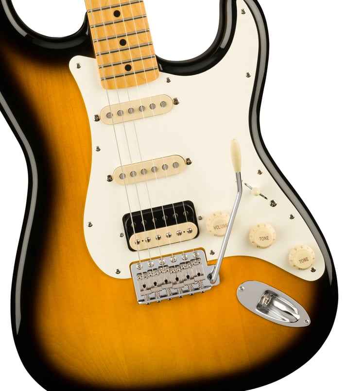 Fender JV Modified ’50s Stratocaster® HSS MF electric guitar (2-Color sunburst)