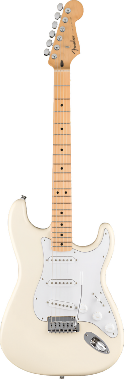 FENDER Standard Strat, кленовый гриф, белый пикгард, цвет Olympic White