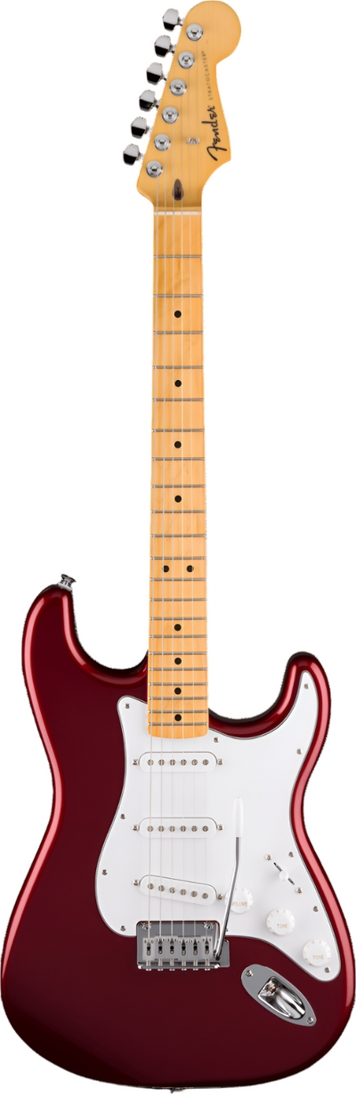 FENDER Standard Strat, Maple Fingerb, White Pickguard, Candy Cola