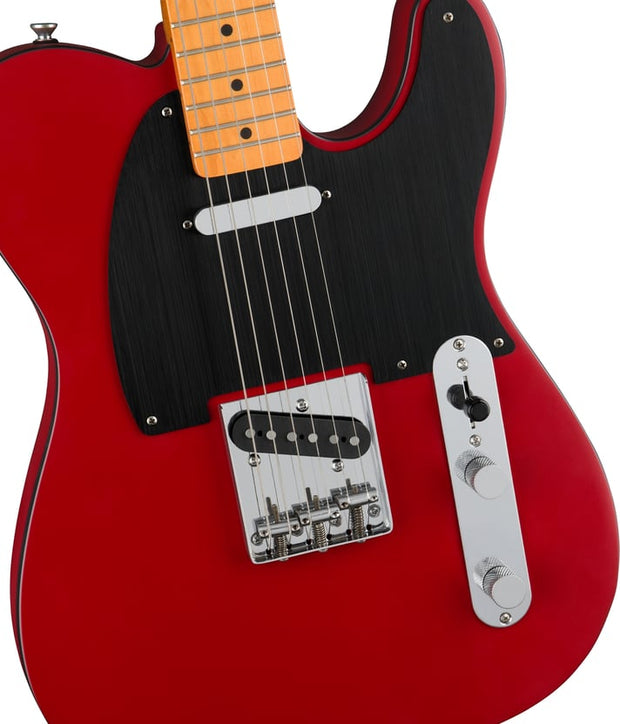 Fender Squier 40th Ann. Telecaster Vintage Edition MF electric guitar (Satin dakota red)