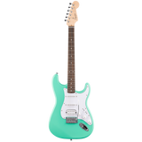 SQUIER DEBUT Strat HSS, Laurel Fingerboard, White Pickguard, Sea Foam Green