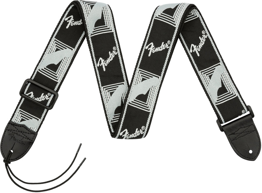 Fender Monogrammed Straps Black LT gray DK grey - Royal | Musiqi Alətləri mağazası