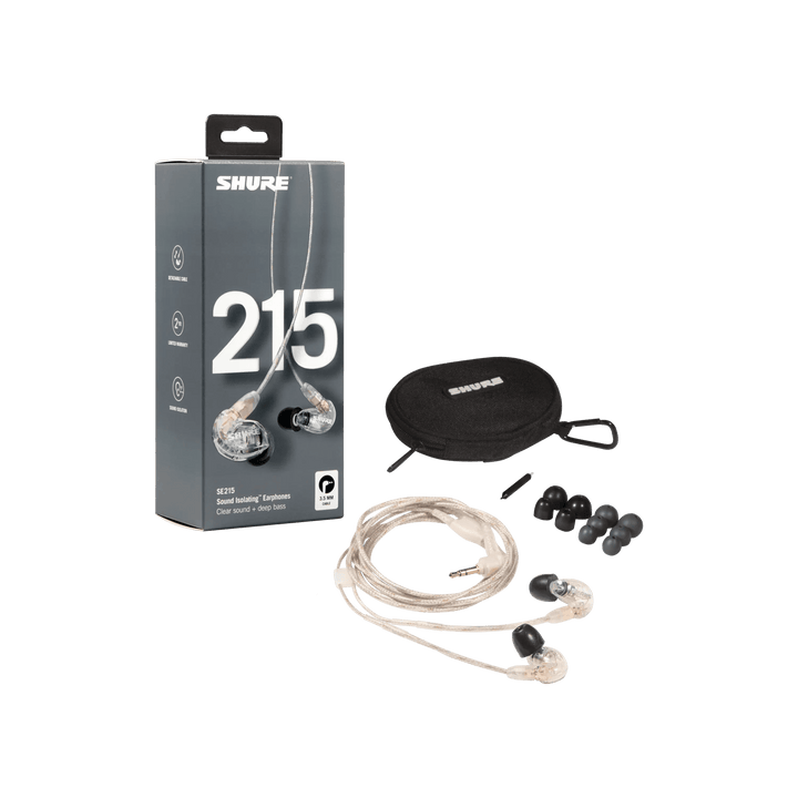 SHURE SE215-K-EFS In-Ear Earphones (Black)