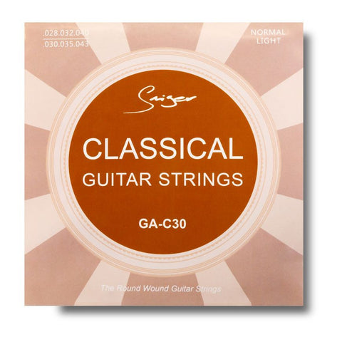 Smiger GA-C30-SL Classical Guitar Strings - Round Wound (28-43 Light Gauge)