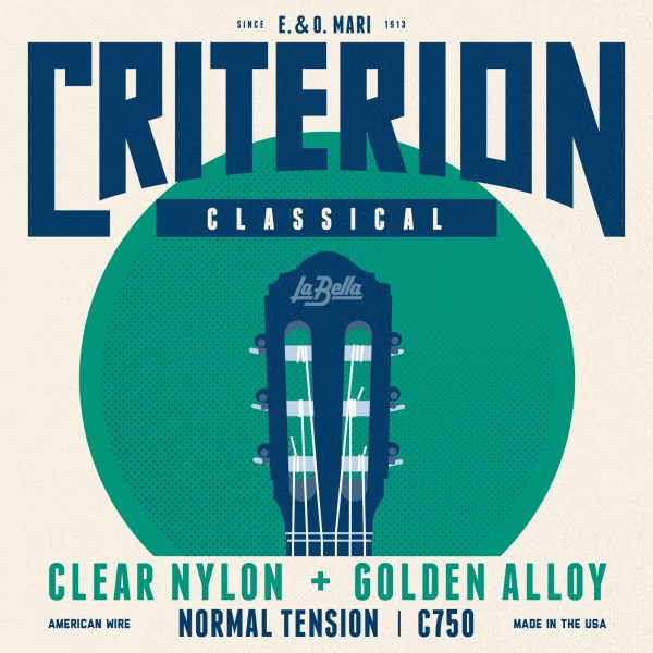 Labella C750 Criterion™ Classical Guitar, Clear Nylon