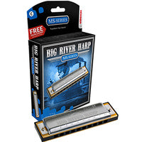 Hohner - M590086X, Diatonic Harmonica Big River Harp in G