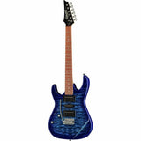 Электрогитара Ibanez GRX70QAL-TBB LH (Transparent blue burst)