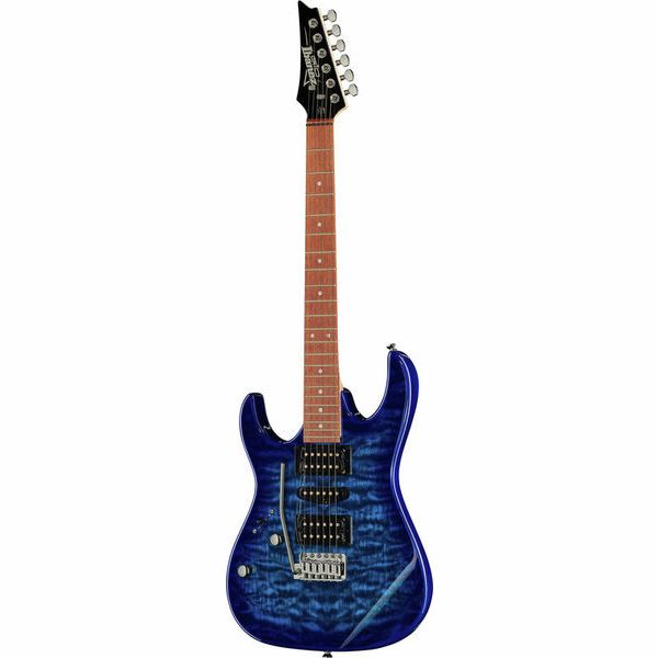 Ibanez GRX70QAL-TBB LH electric guitar (Transparent blue burst)