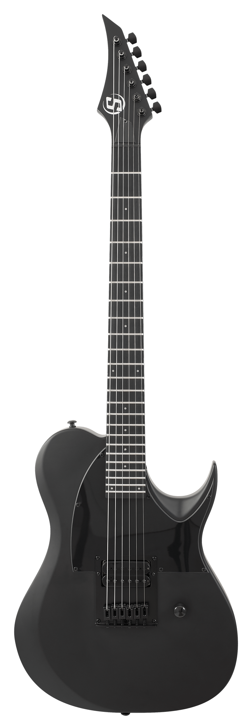 S by Solar TB4.61C El. Guitar (Carbon Black) Telecaster Body shape