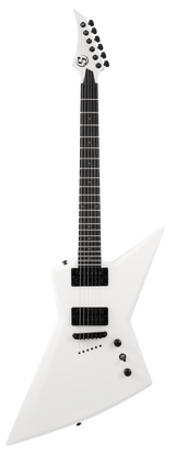 S by Solar EB4.6C (w/ Gigbag) Electric Guitar (Matte White) Explorer Body Shape
