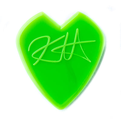 Dunlop KIRK HAMMETT JAZZ III GREEN PICK 1.38MM 47-KH3N