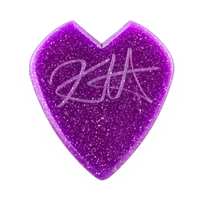 Dunlop KIRK HAMMETT JAZZ III PURPLE SPARKLE PICK 1.38MM 47-KH3NPS