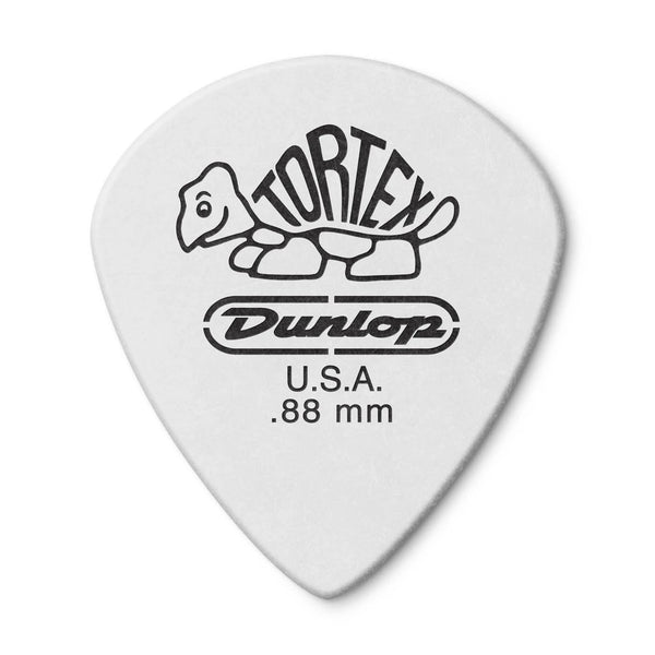 DUNLOP TORTEX® WHITE JAZZ III PICK .88MM 478-088