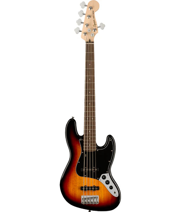 SQUIER Affinity Series Jazz Bass V, Laurel Fing, Black Pickg, 3-Color Sunburst