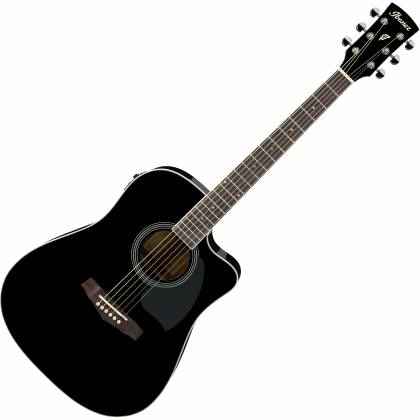 Ibanez PF15ECE BK electro acoustic guitar (Black)