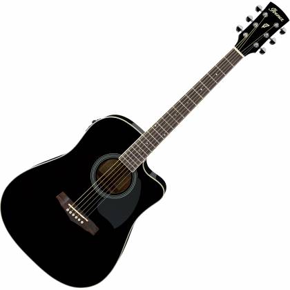 Ibanez PF15ECE BK electro acoustic guitar (Black)