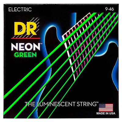 NEON Green Electric 9-46 Lite-N-Heavy,2-NGE-9/46