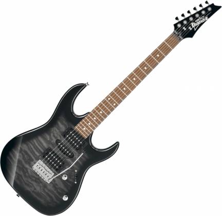 IBANEZ GRX70QA TKS electric guitar (Transparent black sunburst)