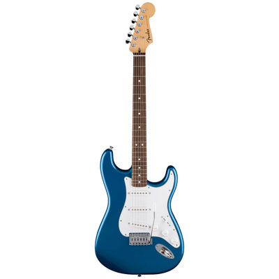 FENDER Standard Strat, Laurel Fingerb, White Pickguard, Aqua Marine Metallic
