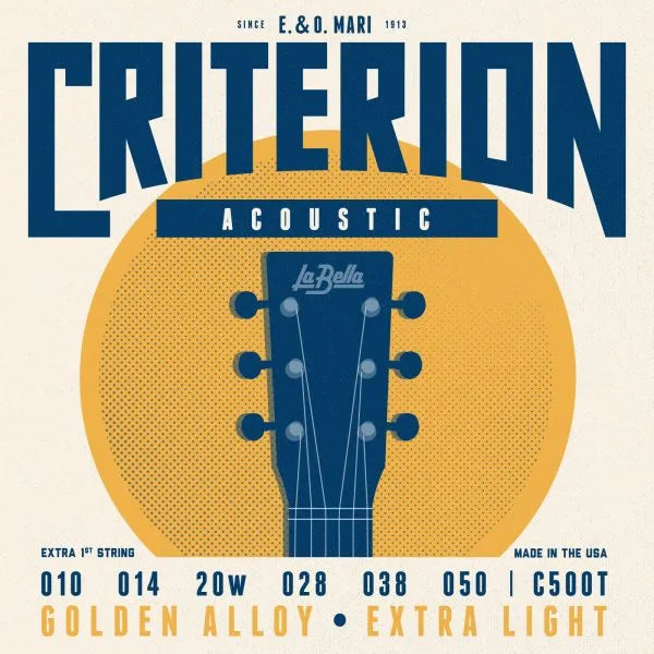 Criterion C500T ™ Golden Alloy – Extra Light 10-50 - Royal | Musiqi Alətləri mağazası