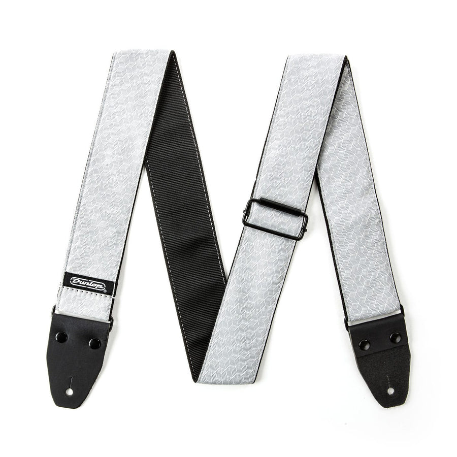 Dunlop JACQUARD CUBE HATCH LIGHT GREY STRAP D6712 - Royal | Musiqi Alətləri mağazası