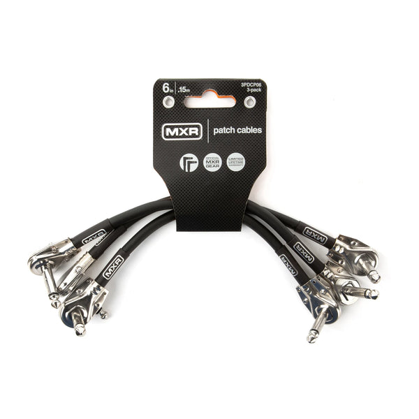 Dunlop MXR® 6-INCH PATCH CABLE 3-PACK 3PDCP06