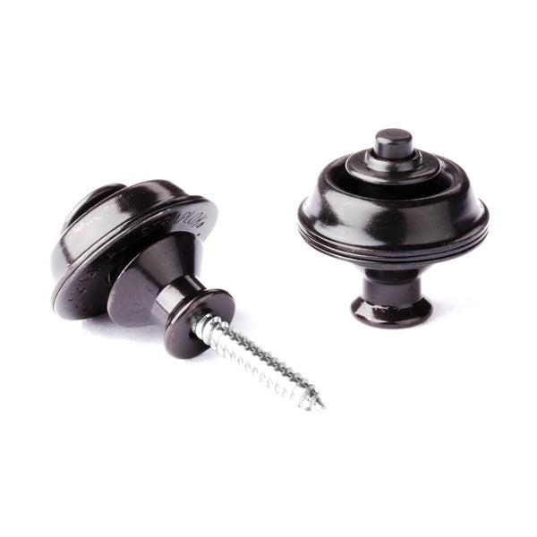Dunlop STRAPLOK® STRAP RETAINERS DUAL DESIGN - BLACK OXIDE SLS1033BK