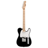 FENDER Sonic Telecaster, Maple Fingerboard, White Pickguard, Black