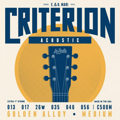 Labella C500M Criterion™ Golden Alloy – Medium 13-56
