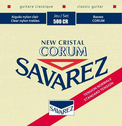 Savarez S.A. 500CR New Cristal Corum Classical Guitar Strings - Normal Tension