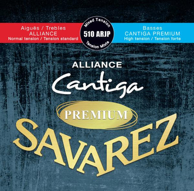 Savarez ALLIANCE CANTIGA PREMIUM     Classical guitar set mixed tension