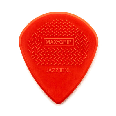 Dunlop MAX-GRIP® JAZZ III XL NYLON PICK 1.38MM 581-XLN