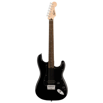 SQUIER Sonic Strat HT H, Laurel Fing, Black Pickg, Black 