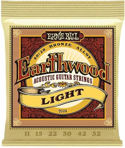 Ernie Ball Earthwood Light 80/20 Bronze Sets.011 - .052