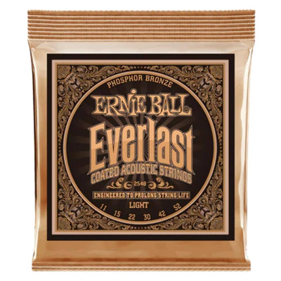 Ernie Ball P02548 Everlast Light Coated Phosphor Bronze Acoustic Set