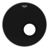REMO Bass, POWERSTROKE 3, EBONY, 20", 5" Black DynamO установлен